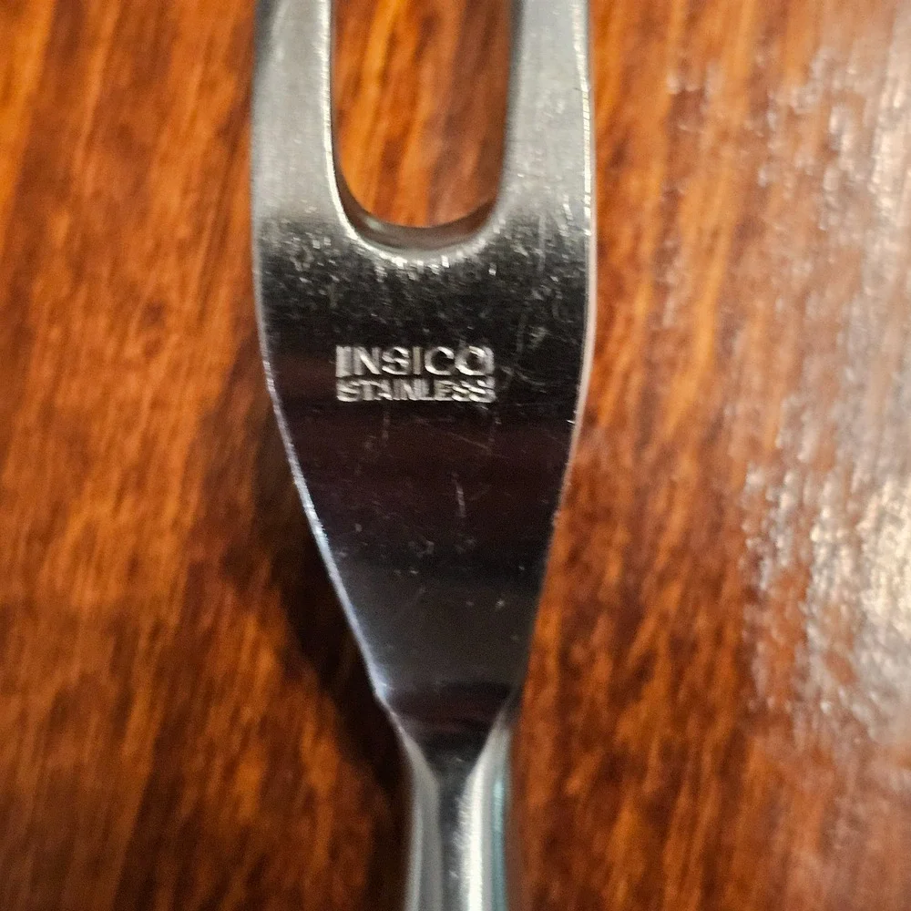 Vintage Insico Stainless Carving Knife & Fork‎